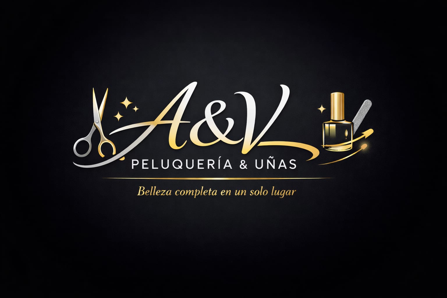 Logo de A&V Peluquería y Uñas